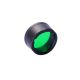 Диффузор фильтр для фонарей Nitecore NFG23 (22-23mm), зеленый