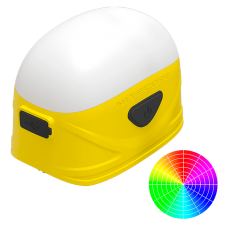 Фонарь кемпинговый Nitecore LA30 (High CRI LED + RED LED, 250+40 люмен, 7 режимов, 2xAA, USB),желтый