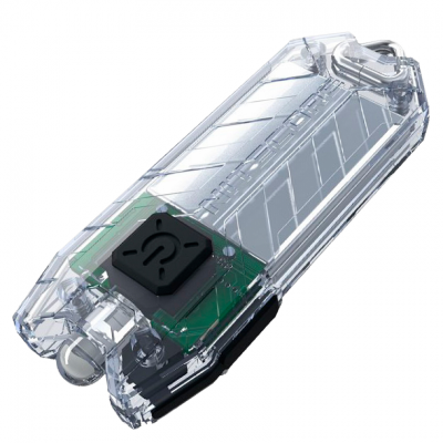 Фонарь Nitecore TUBE V2.0 (1 LED, 55 люмен, 2 режима, USB), прозрачный